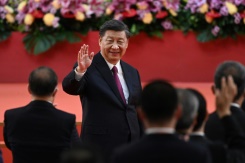 Xi hails China's rule over Hong Kong at handover anniversary