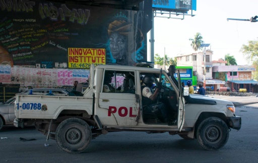 Police station set alight as violence grips troubled Haiti