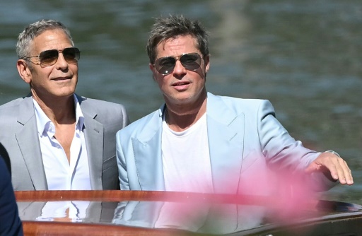Superstars Clooney, Pitt spar and tease in lone 'Wolfs' buddy film