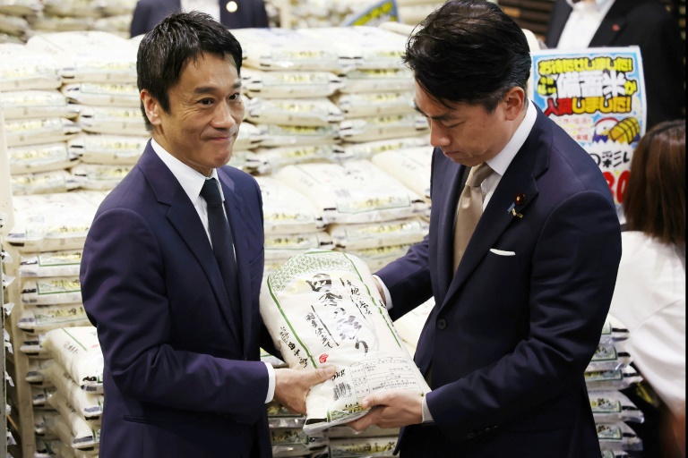 Rice prices Japan's hot political issue, on and off the farm