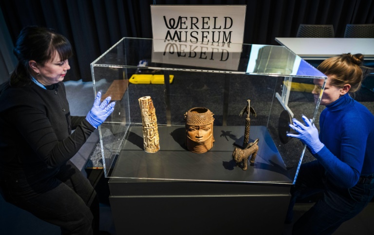 Dutch museum removes 'priceless' Benin Bronzes for return to Nigeria