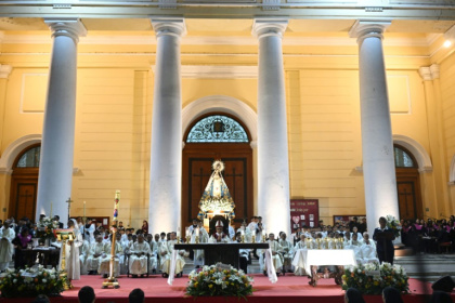 Chiclayo's Bishop Edinson Farfan praised the new pope's 'big heart' and closeness to the poor - Ernesto BENAVIDES (AFP)
