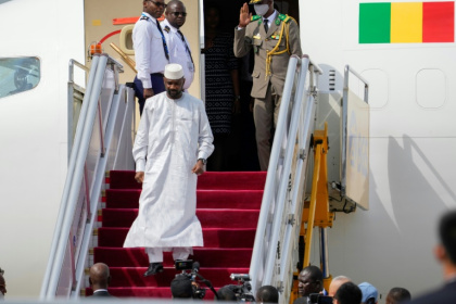 Mali junta chief General Assimi Goita approved the suspension of the charter - Ken Ishii (AFP)