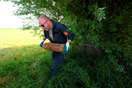 Belgium's army deminers track and remove the dangerous materials on a daily basis - Nicolas TUCAT (AFP)