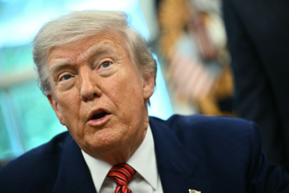 US President Donald Trump has issued rare rebukes of Russian counterpart Vladimir Putin in recent days - Mandel NGAN (AFP)