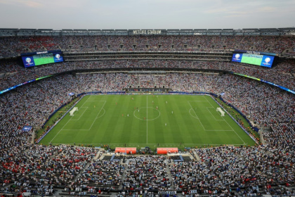 The MetLife Stadium in East Rutherford, New Jersey, which will stage the final of next year's World Cup staged in the US, Canada and Mexico - AL BELLO (AFP)