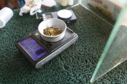 Unlike Venezuela's battered currency, gold does not depreciate, and residents of the country's mining town of El Dorado use the precious metal in their daily commerce - Pedro MATTEY (AFP)