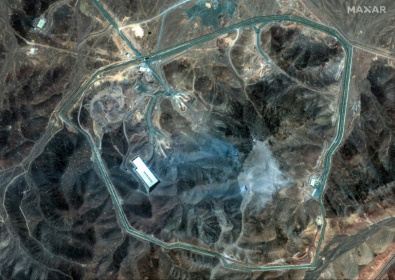 Iran's Fordow nuclear enrichment facility seen on June 22, 2025 after US strikes on the site - - (AFP)