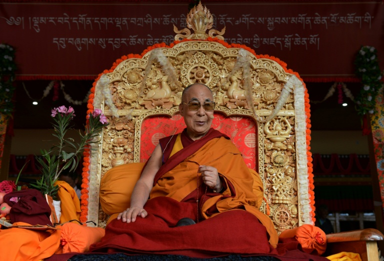 Dalai Lama prays at landmark 90th birthday launch
