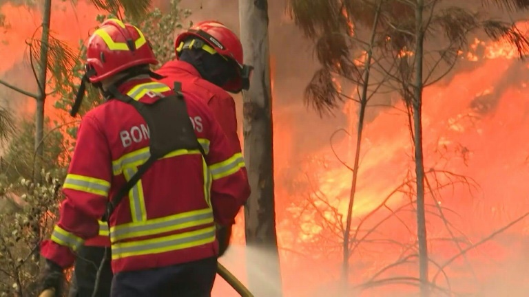 Portugal battles to contain wildfires