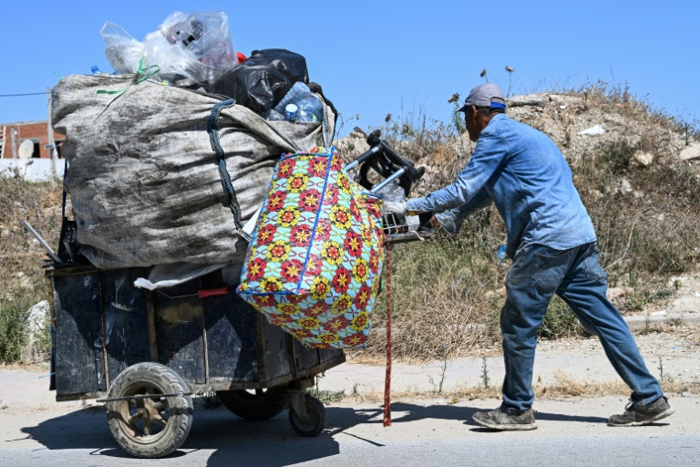 Tunisia plastic collectors spread as economic, migration woes deepen