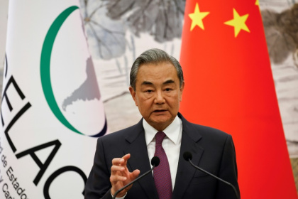 China's top diplomat Wang Yi will head to Europe next week for talks with counterparts from the European Union, Germany and France - TINGSHU WANG (AFP)