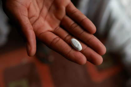 Around 31.6 million people were on antiretroviral drugs in 2024 - Phill Magakoe (AFP)