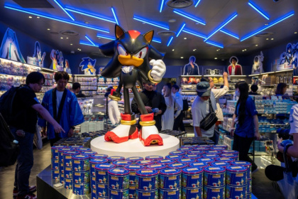 Sega opens its first flagship merchandise store in Japan on Friday - Kazuhiro NOGI (AFP)