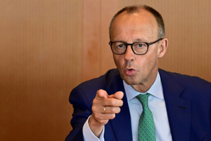 The visit will be Merz's first as chancellor - John MACDOUGALL (AFP)