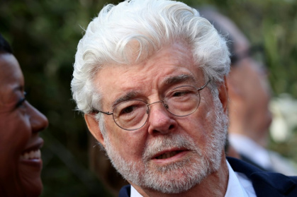 US director George Lucas is expected to make his Comic-Con debut in San Diego - VALERIE MACON (AFP)
