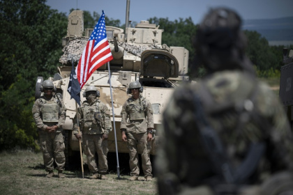 The United States is conducting a review of its military deployments worldwide - Nikolay DOYCHINOV (AFP)