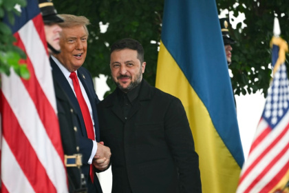 Zelensky rushed to the White House days after Trump met Russian President Vladimir Putin in Alaksa - ANDREW CABALLERO-REYNOLDS (AFP)