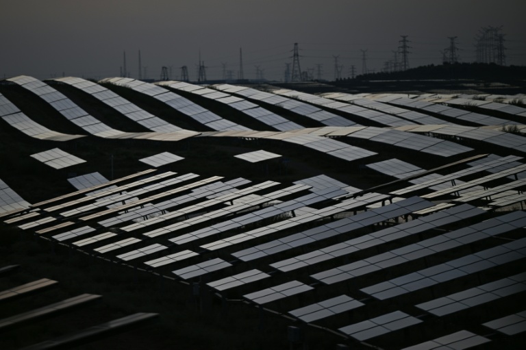 Glimmering sea of solar as China expands desert installation