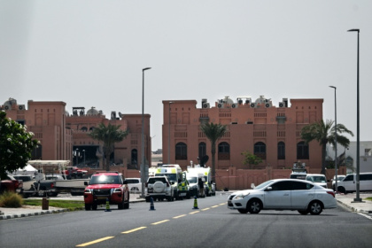 The Israeli strike damaged the building on the left in the Doha compound used by Hamas leaders since they were allowed to open a political office in Qatar with US blessing in 2012. - - (AFP)