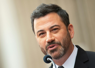 TV host Jimmy Kimmel will return to hosting his late-night talk show Tuesday after being pulled from the air last week - VALERIE MACON (AFP)