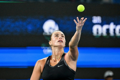 Aryna Sabalenka will take on Nick Kyrgios in Dubai next month - Adek BERRY (AFP)