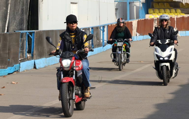 Iran's women bikers take the road despite legal, social obstacles