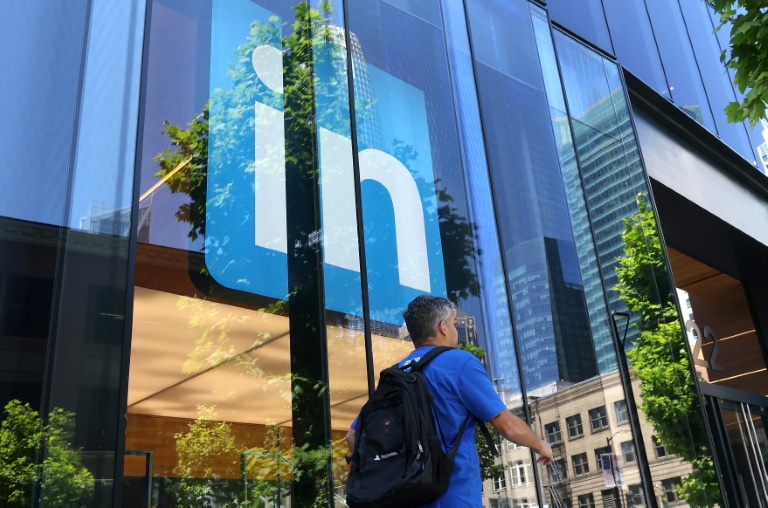 Women don fake mustaches in LinkedIn 'gender bias' fight