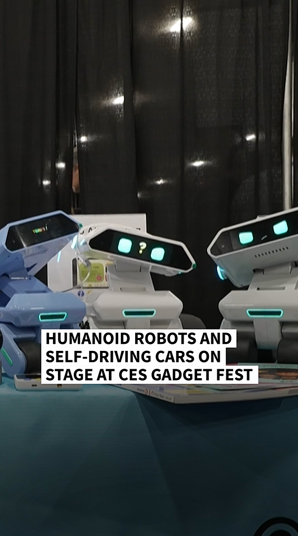 Humanoid robots and self-driving cars on stage at CES gadget fest