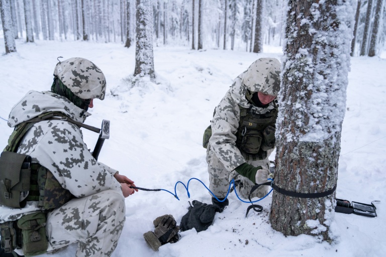 In Finland's forests, soldiers re-learn how to lay anti-personnel mines