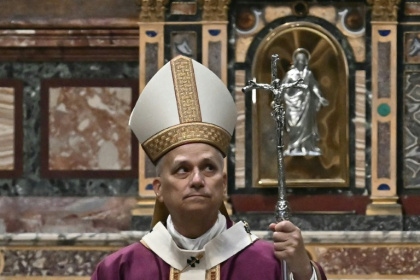 Pope Leo XIV is a vocal defender of migrants - Filippo MONTEFORTE (AFP)