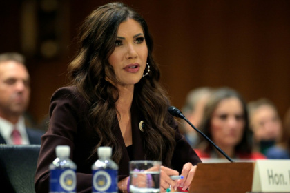 US Homeland Security Secretary Kristi Noem testifying before the Senate Judiciary Committee - CHIP SOMODEVILLA (AFP)