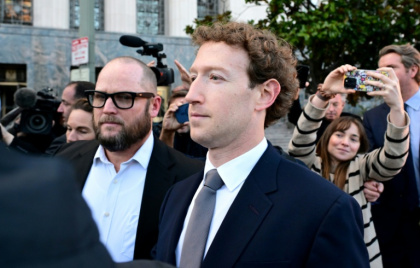 Meta chief executive Mark Zuckerberg was a star witness at the trial - Wally SKALIJ (AFP)