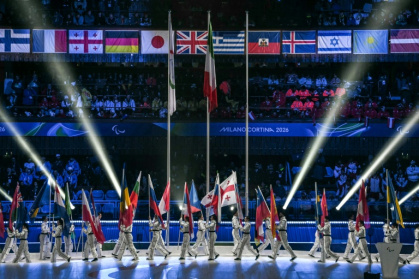 The Milan-Cortina Paralympics came to a close with a glitzy ceremony Sunday - Jeff PACHOUD (AFP)