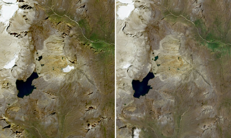 Global warming causes Colombian glacier to disappear