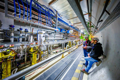 Physicists using the Large Hadron Collider have discovered a new particle - VALENTIN FLAURAUD (AFP)