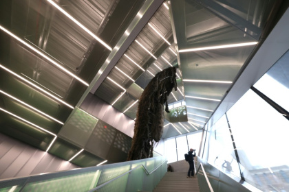 The new wing was designed by Shohei Shigematsu and Rem Koolhaas, with Cooper Robertson - TIMOTHY A. CLARY (AFP)