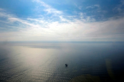 The Total Culzean platform in the North Sea, about 45 miles (70 kilometres) east of the Aberdeen, pictured on Scotland's northeast coast in April 2019 - ANDY BUCHANAN, ANDY BUCHANAN (AFP)