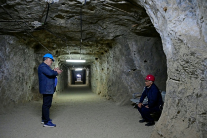 Speleotherapy has been practised for decades in parts of Eastern Europe and the former Soviet Union - KAREN MINASYAN (AFP)