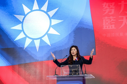 Kuomintang chairwoman Cheng Li-wun will become the party's first leader to visit China in a decade - I-Hwa Cheng (AFP)