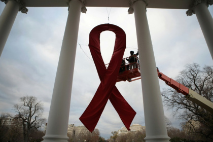 The stem cell transplant that can 'cure' HIV is only an option for patients who also have blood cancer - CHIP SOMODEVILLA (AFP)