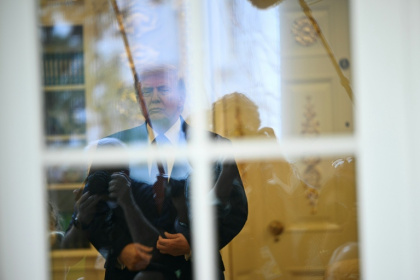 Over the recent Easter period, which is sacred to Christians, Trump has made a series of eye-opening posts when it comes to religion - Brendan SMIALOWSKI (AFP)