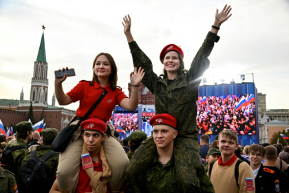 As Russia has clamped down on media and the internet since ordering troops into Ukraine, the campaign has moved online - Gavriil GRIGOROV (AFP)