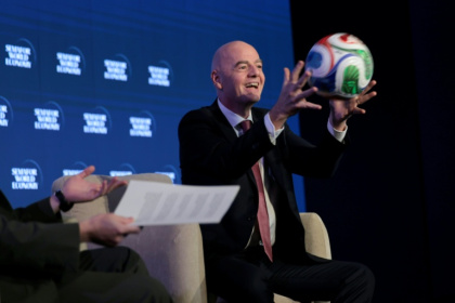 FIFA President Gianni Infantino is juggling multiple issues ahead of the 76th FIFA Congress in Vancouver, the last major gathering of football's global governing body before the World Cup - Kent NISHIMURA (AFP)