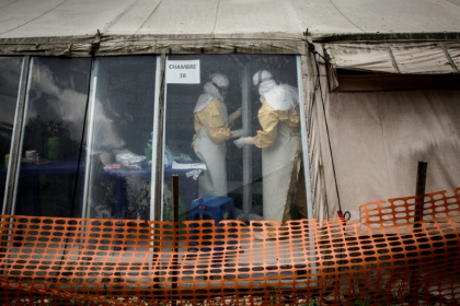 Officials have warned of a high risk of spread in what is the 17th Ebola outbreak the DRC has suffered - JOHN WESSELS (AFP)