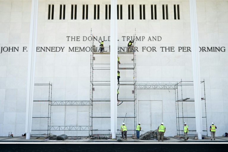 Trump's name removed from Kennedy Center arts venue