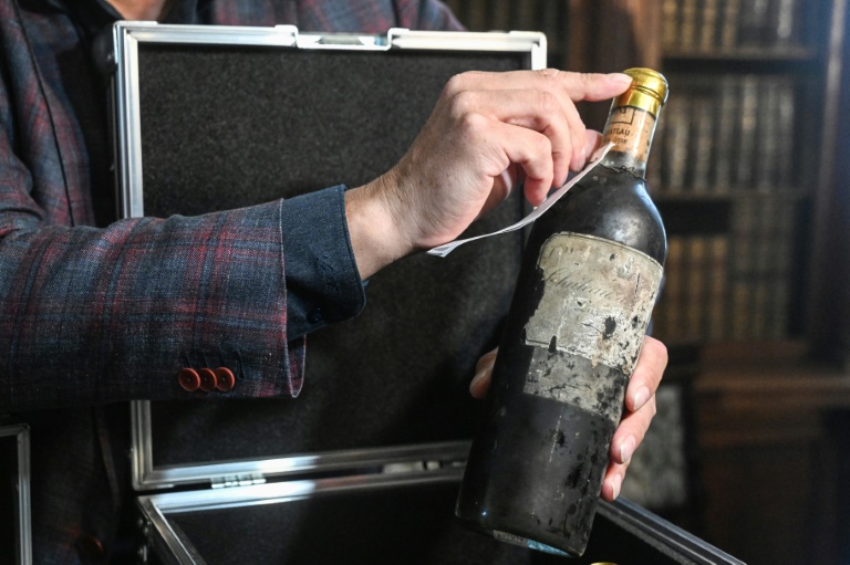 Legendary 130-year-old French wine restored after decades under Czech castle floor
