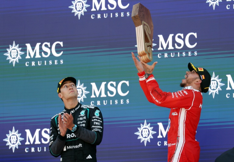 Hamilton claims his first Ferrari win at Barcelona Grand Prix