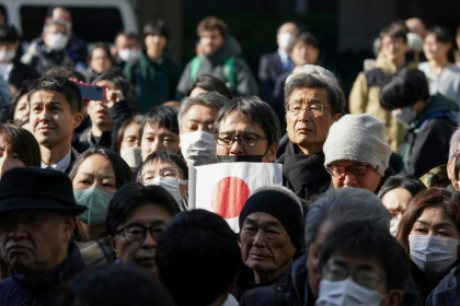 Official data showed that the number of births in Japan fell for the 10th straight year in 2025 - Kazuhiro NOGI (AFP)