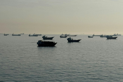 The Strait of Hormuz has become a key point of contention in the efforts for Iran and the United States to strike a peace deal - - (AFP)